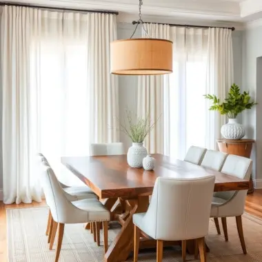 Modern coastal dining room ideas 1