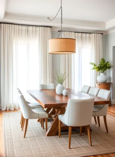 Modern coastal dining room ideas 1