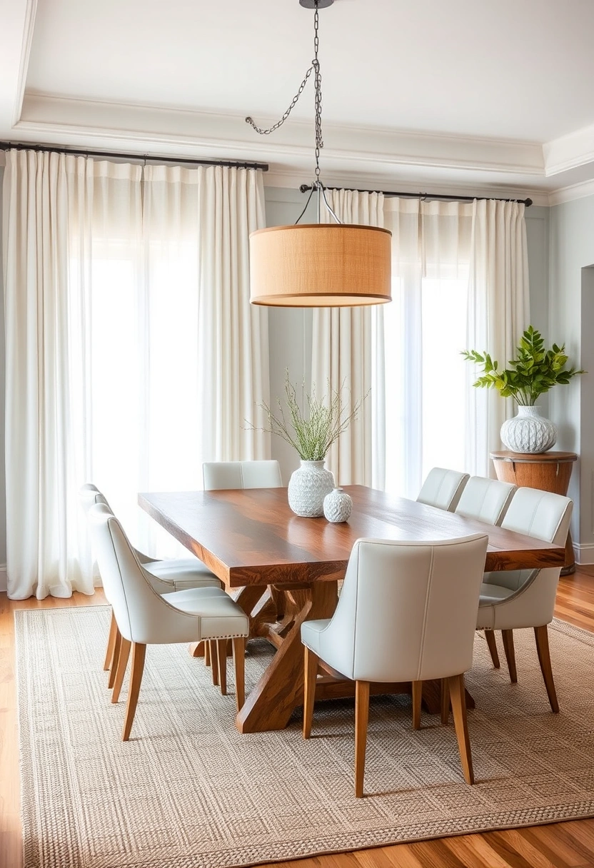 Modern coastal dining room ideas 1