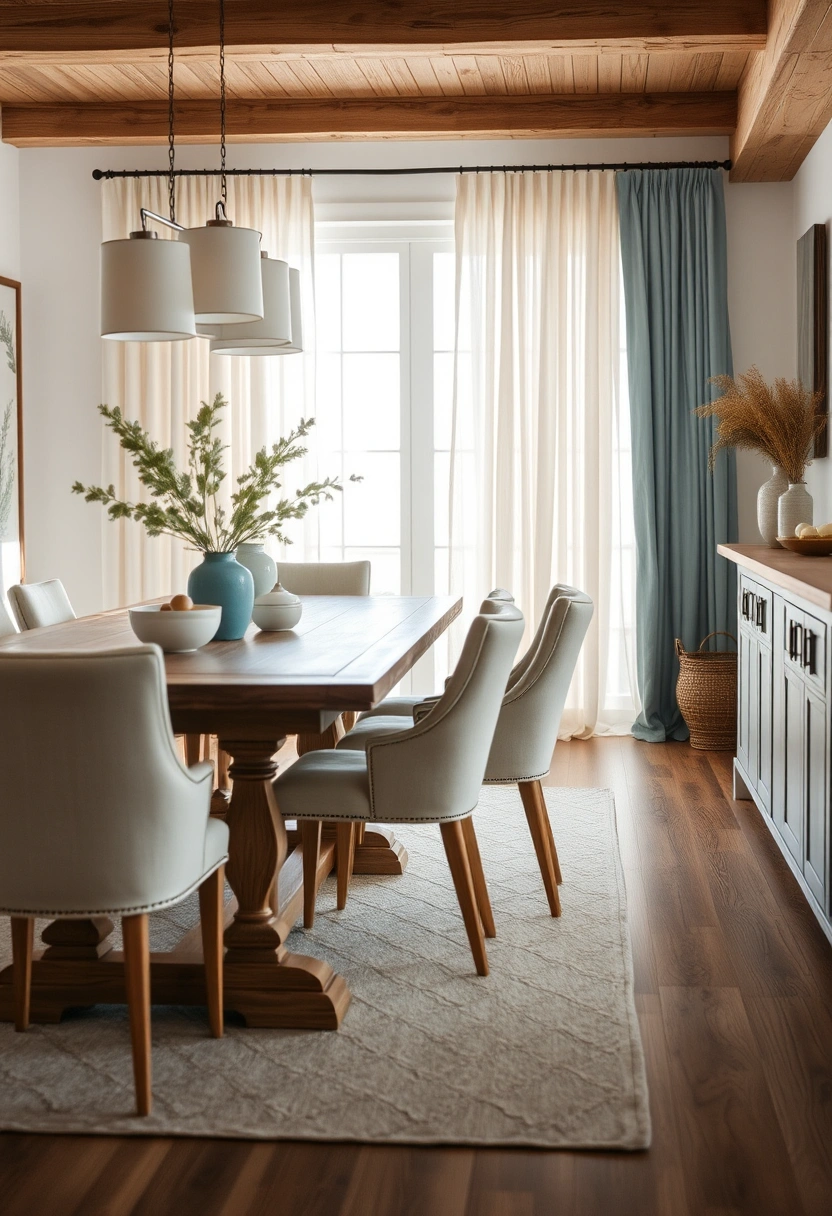 Modern coastal dining room ideas 18