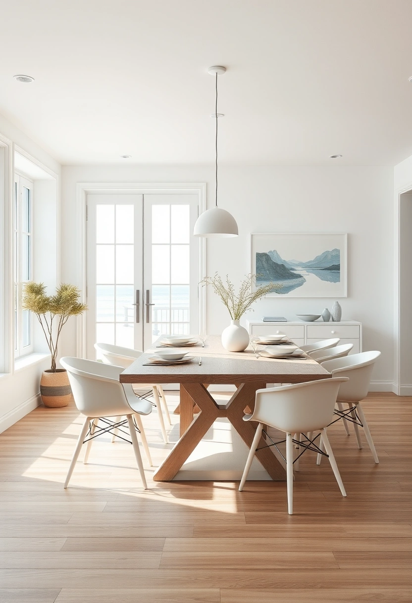 Modern coastal dining room ideas 19