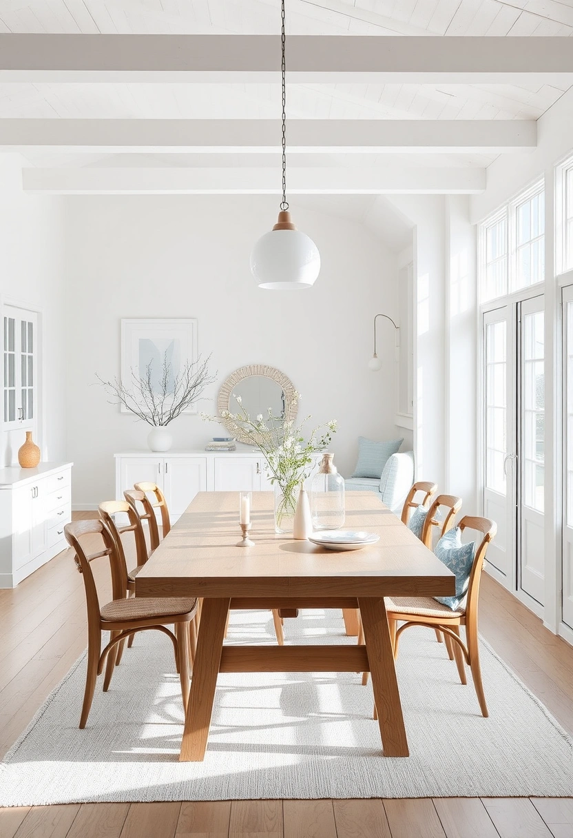 Modern coastal dining room ideas 3