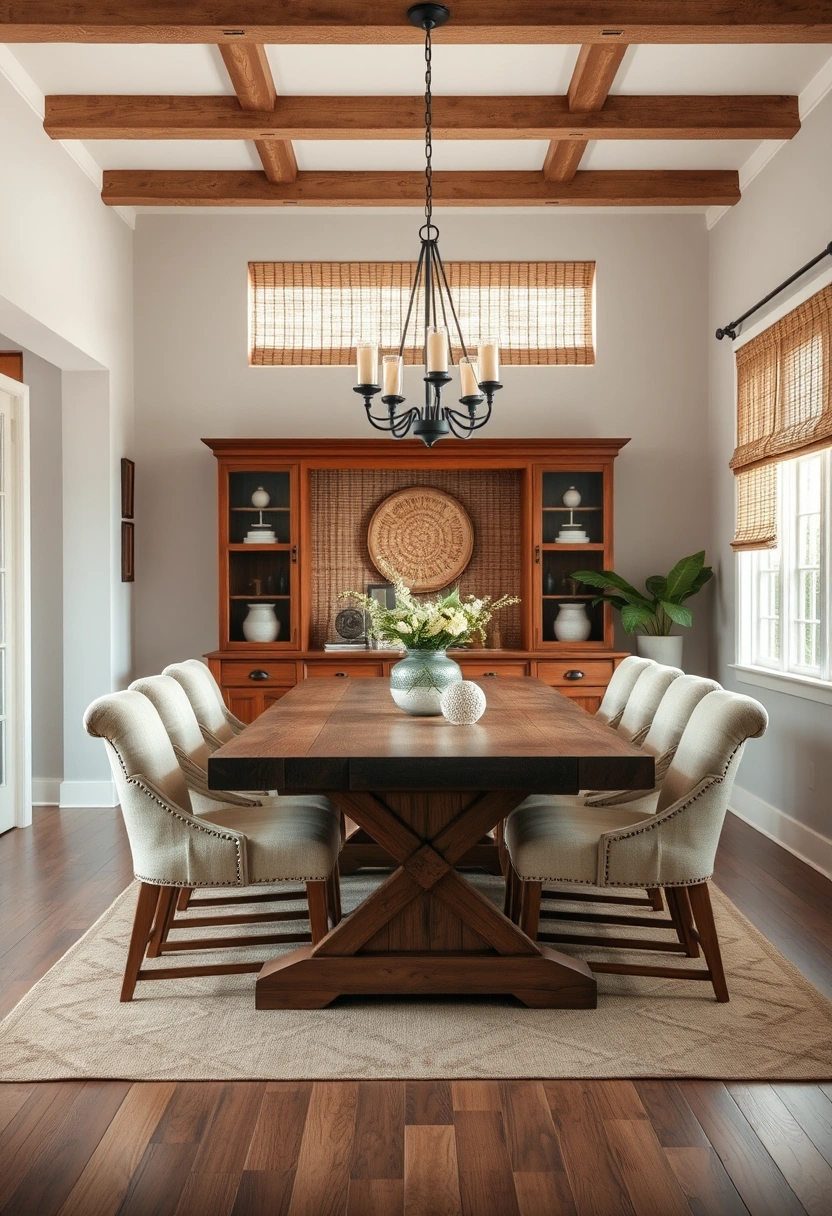 Modern coastal dining room ideas 7