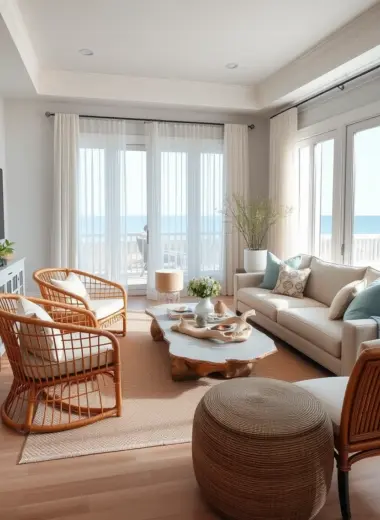 Modern coastal living room ideas 1