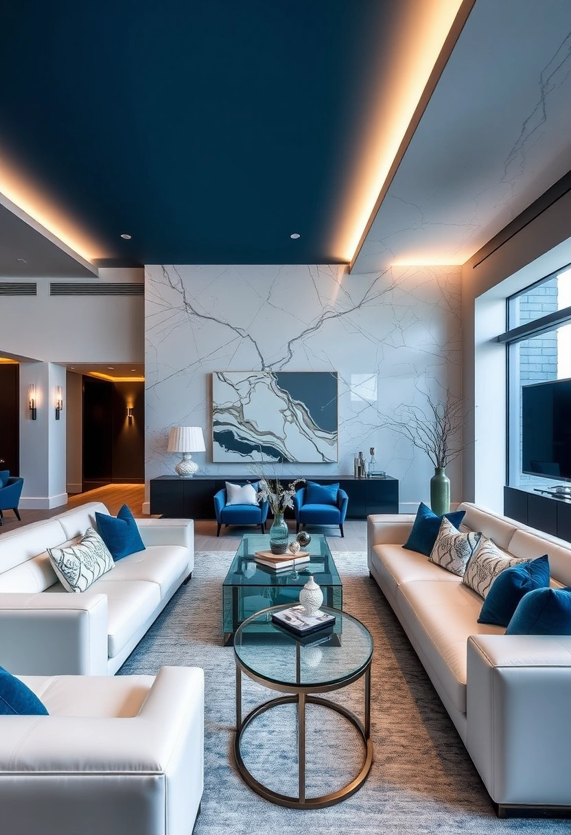 Modern coastal living room ideas 2