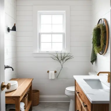 Modern farmhouse bathroom ideas 1