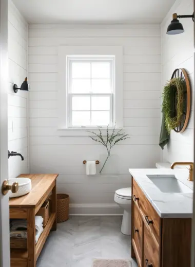 Modern farmhouse bathroom ideas 1