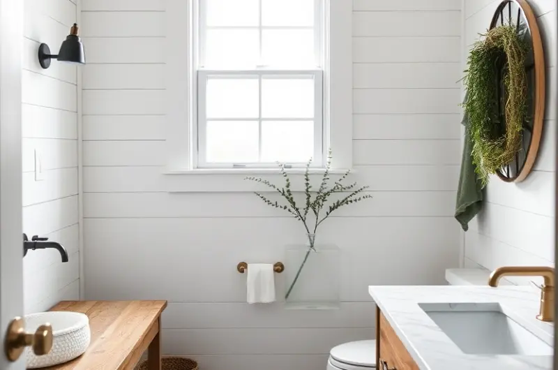Modern farmhouse bathroom ideas 1