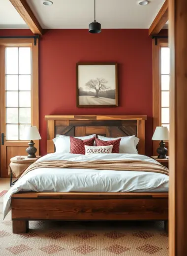 Modern farmhouse bedroom ideas 1
