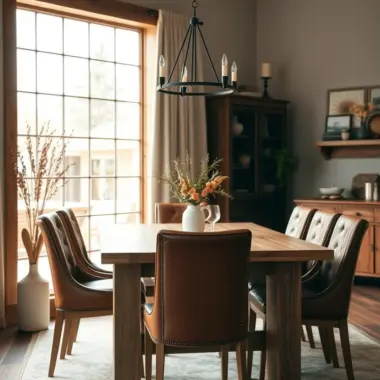 Modern farmhouse dining room ideas 1