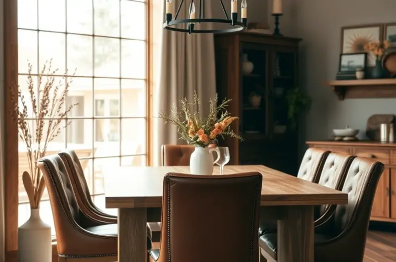 Modern farmhouse dining room ideas 1