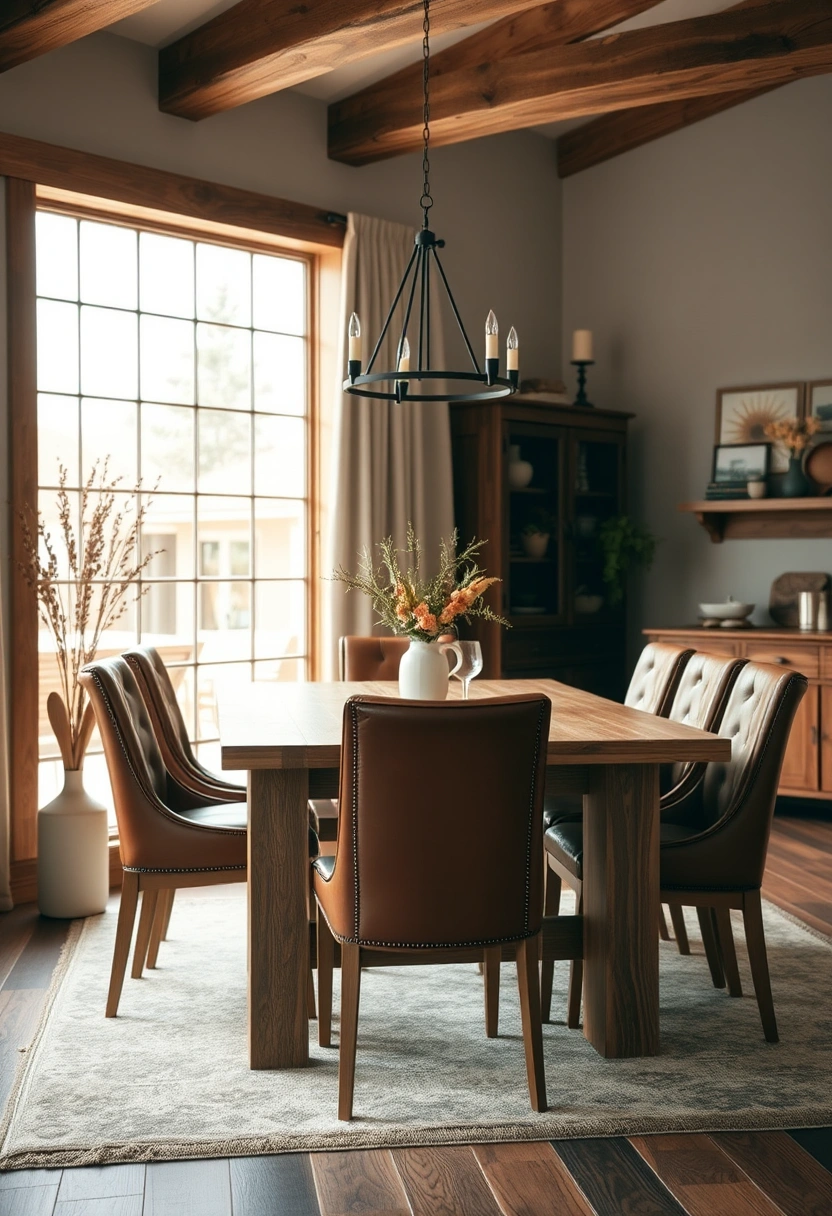 Modern farmhouse dining room ideas 1