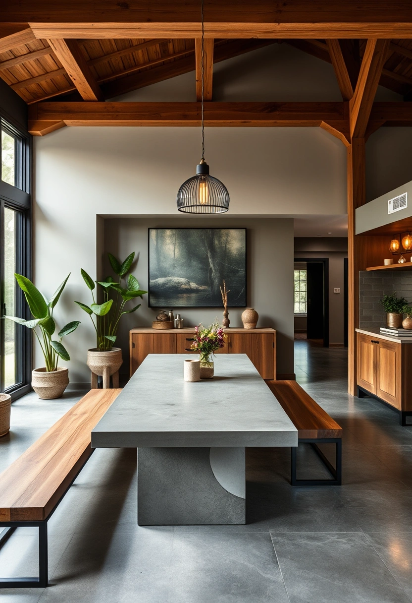 Modern farmhouse dining room ideas 3
