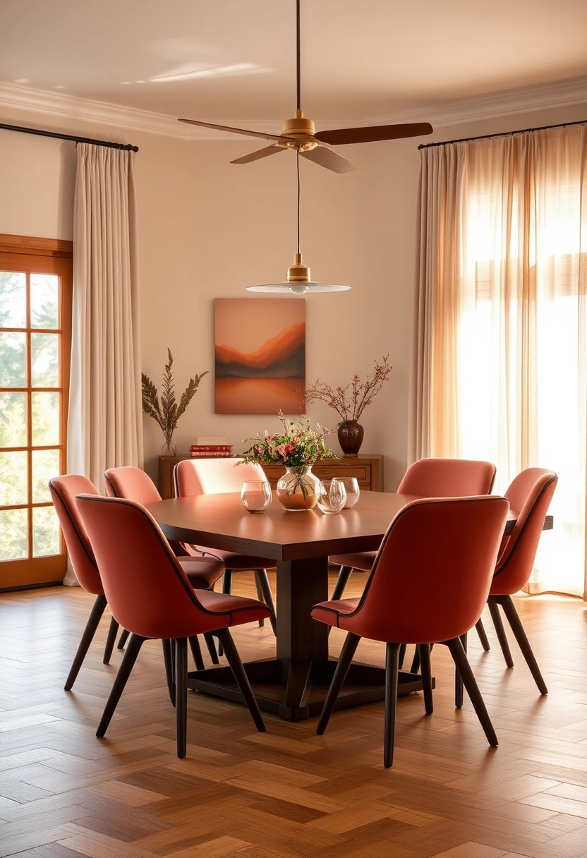 Modern farmhouse dining room ideas 5