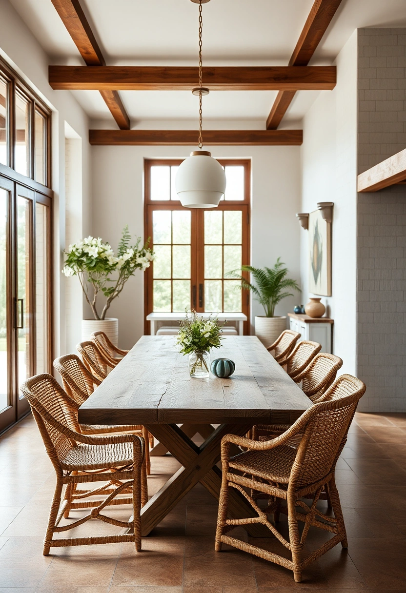 Modern farmhouse dining room ideas 8