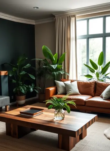 Modern farmhouse living room ideas 1