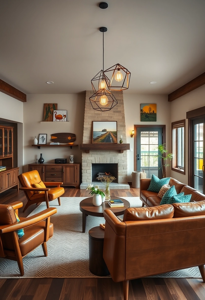 Modern farmhouse living room ideas 11