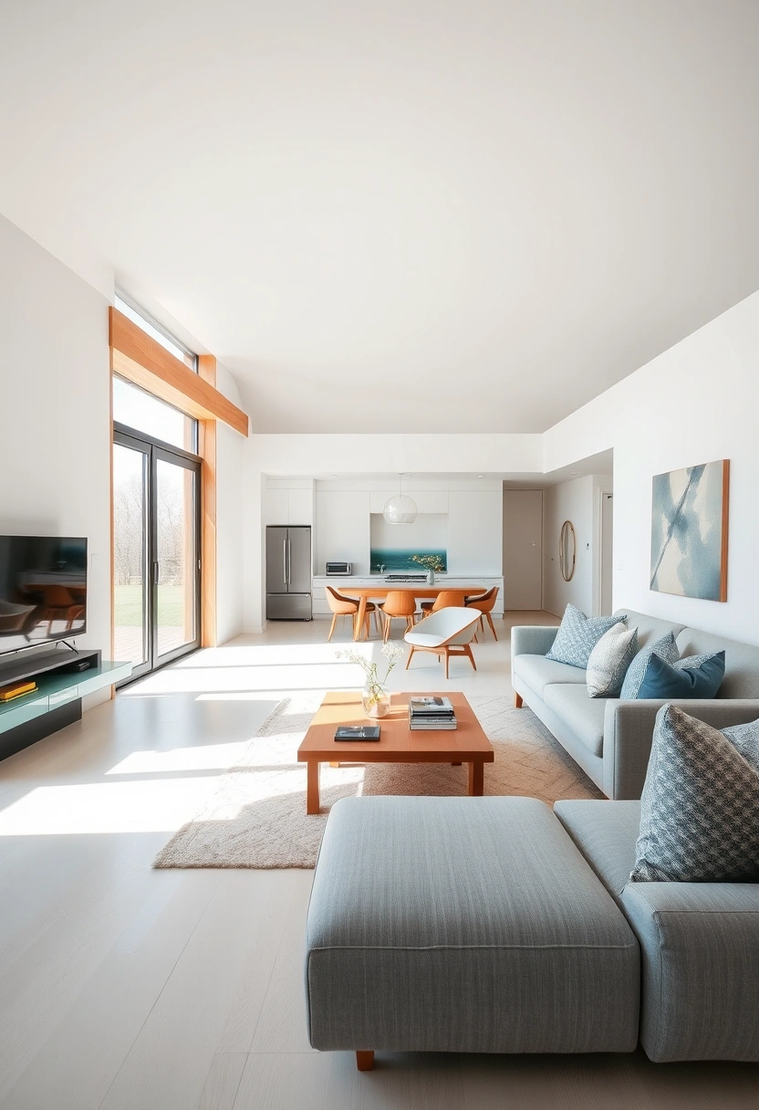 Modern farmhouse living room ideas 12