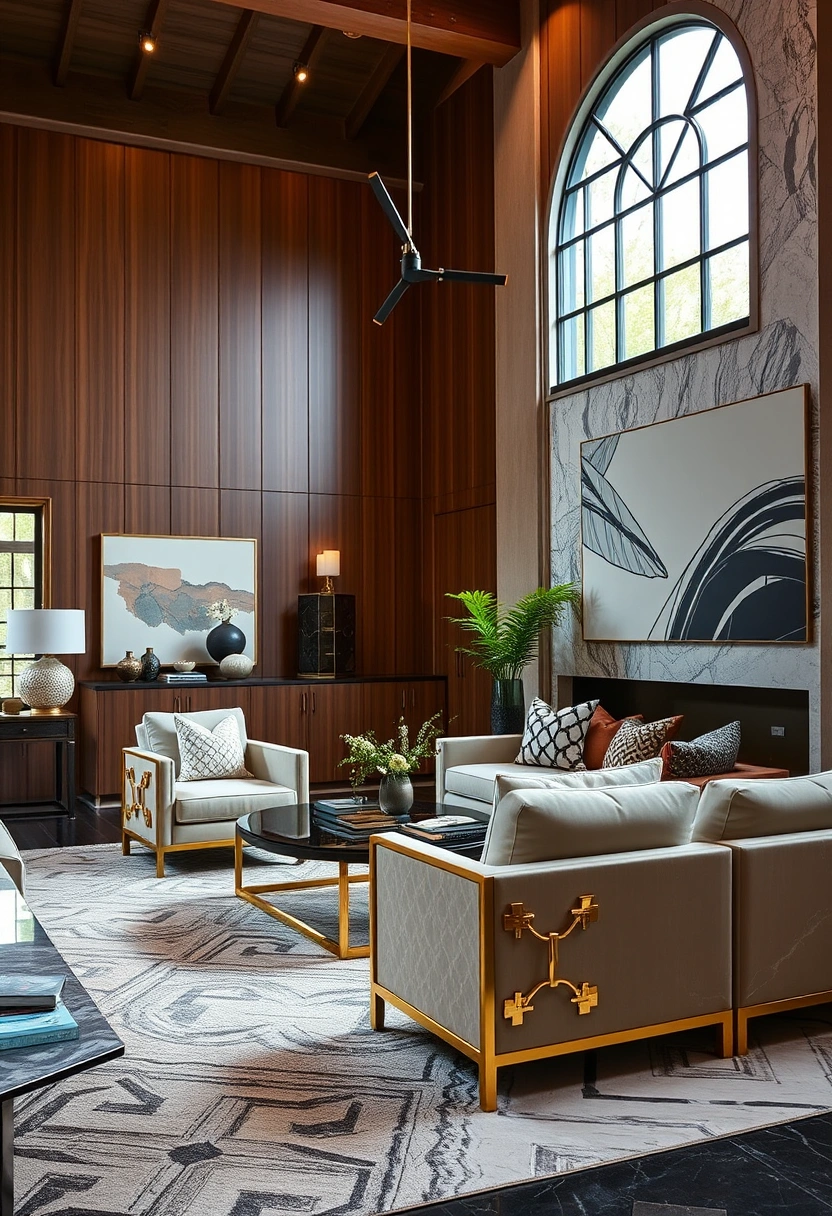 Modern farmhouse living room ideas 14