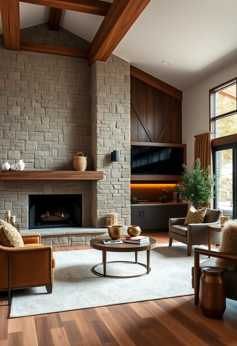 Modern farmhouse living room ideas 2