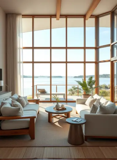 Modern lake house decoration ideas 1