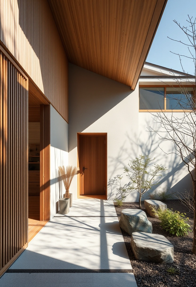 Modern suburban house exterior ideas 15