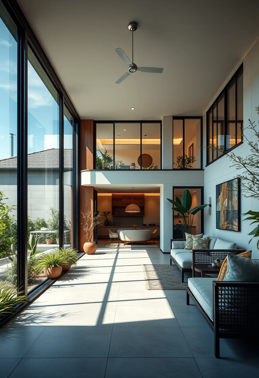 Modern suburban house exterior ideas 17