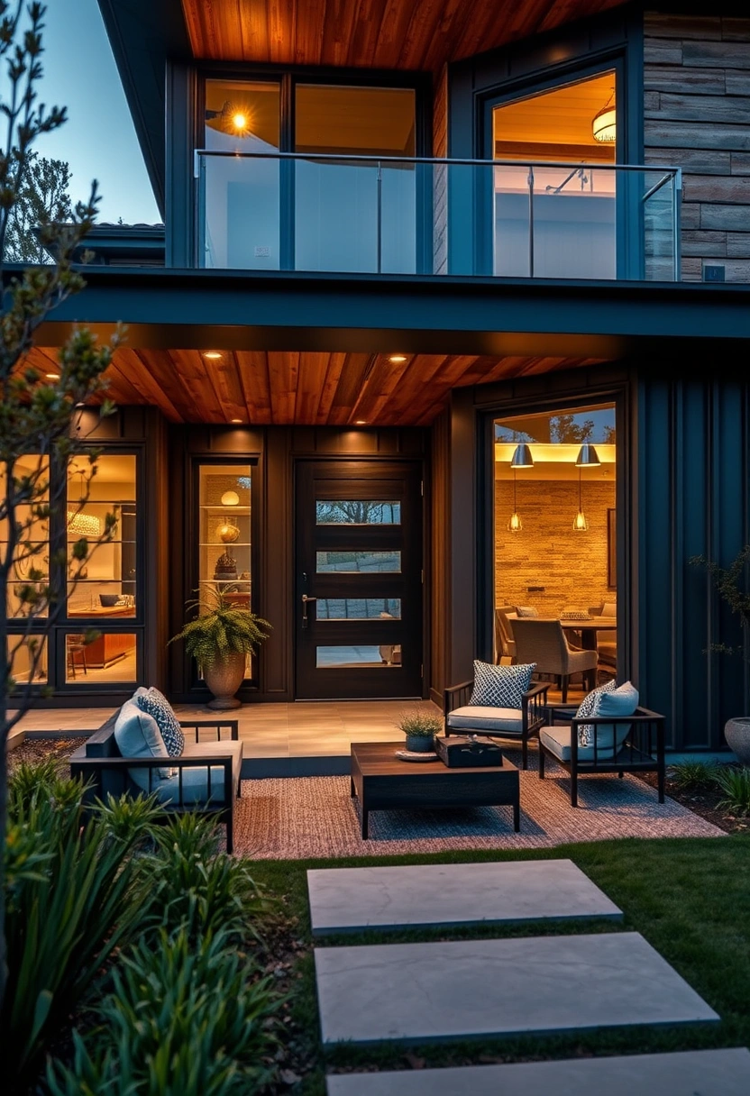 Modern suburban house exterior ideas 3