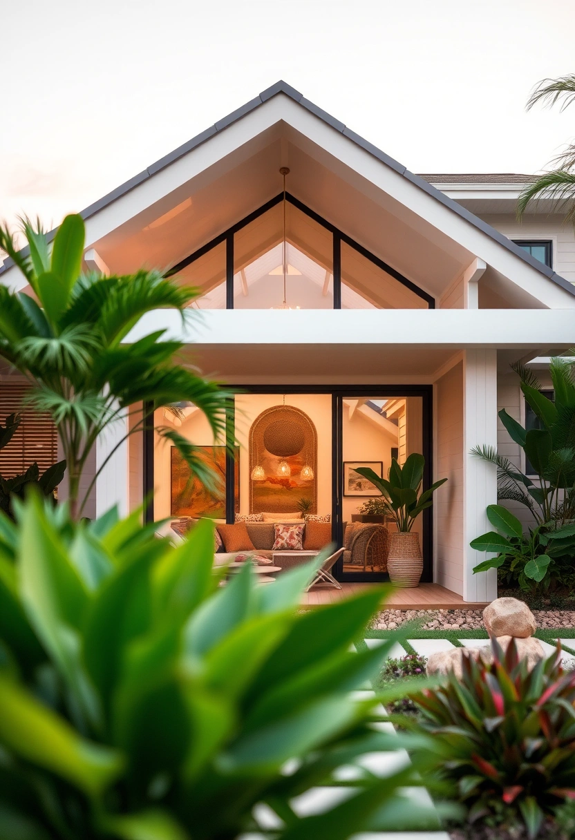 Modern suburban house exterior ideas 8