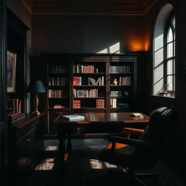 Moody home office ideas 1