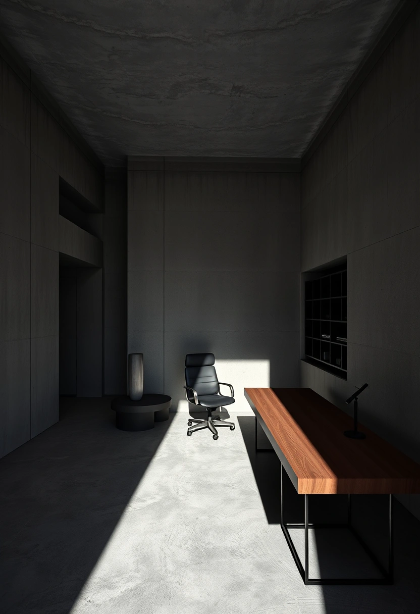 Moody home office ideas 4
