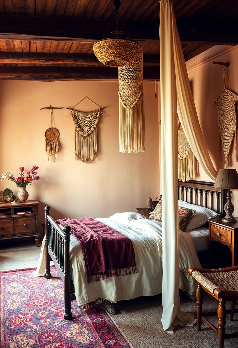 Moody vintage bedroom ideas 10