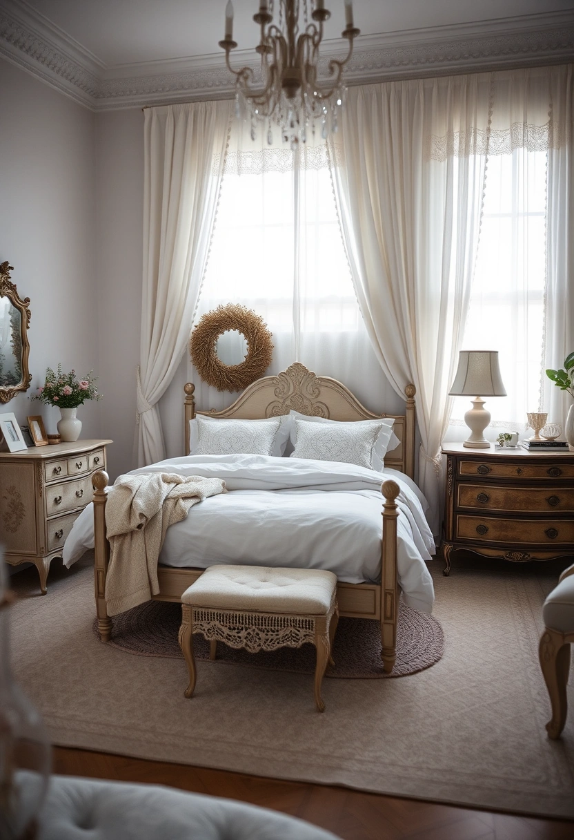 Moody vintage bedroom ideas 16