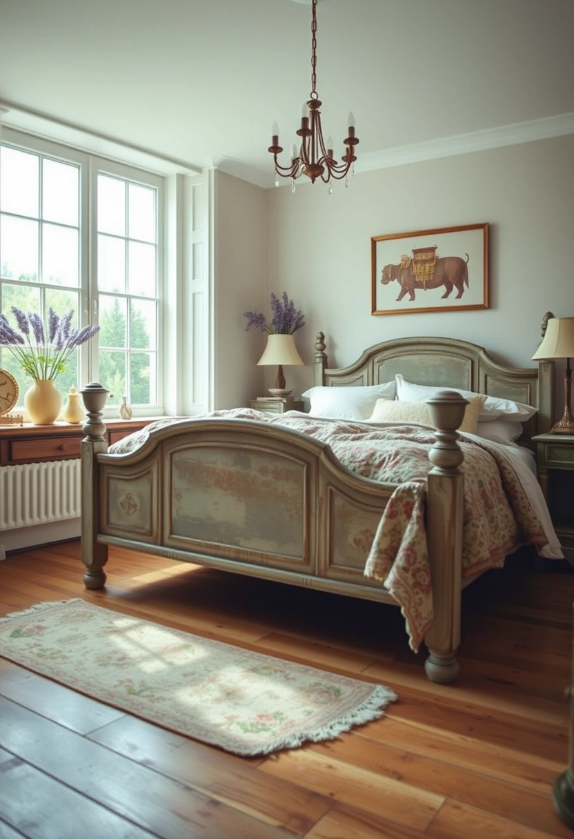 Moody vintage bedroom ideas 17