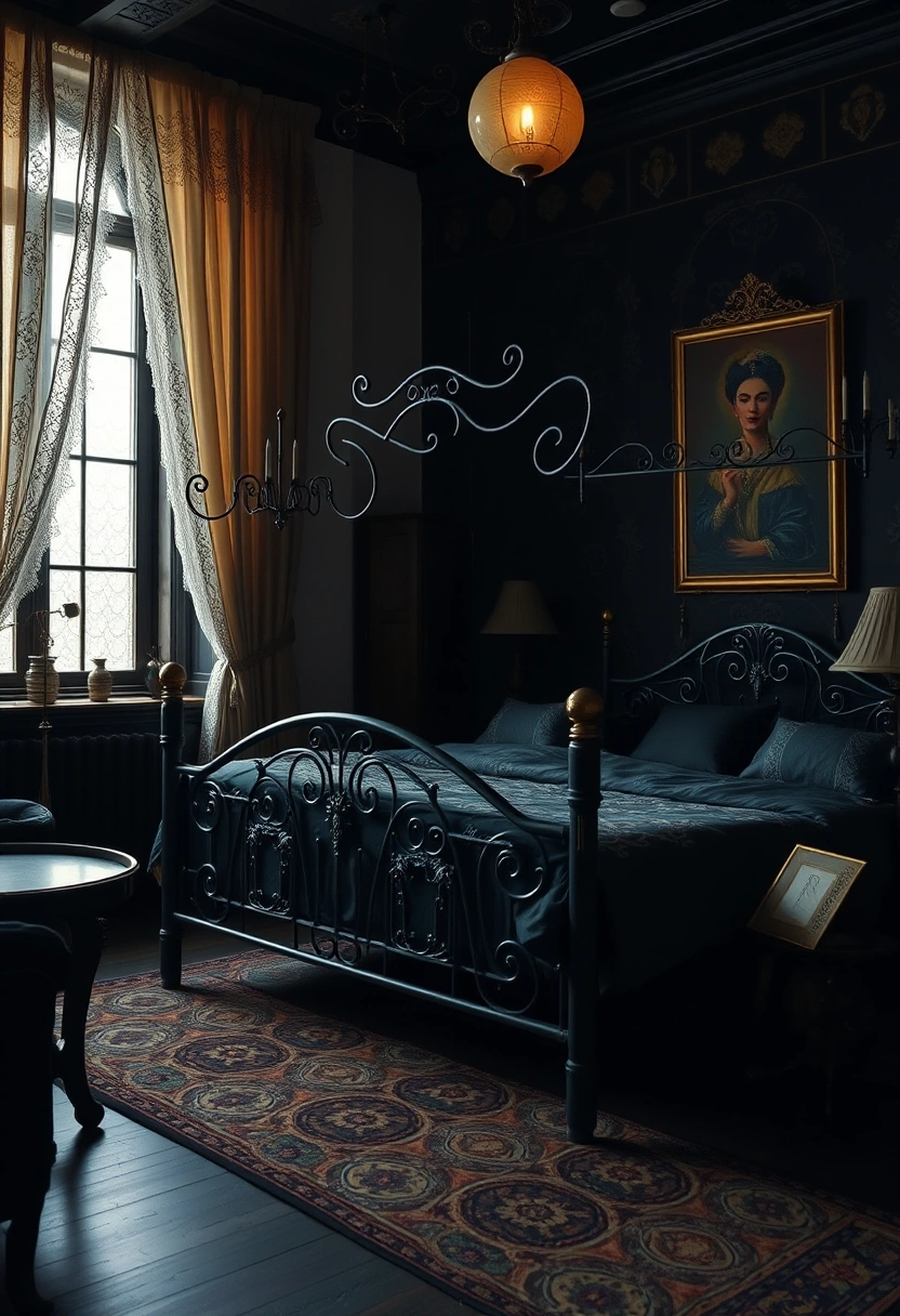 Moody vintage bedroom ideas 2