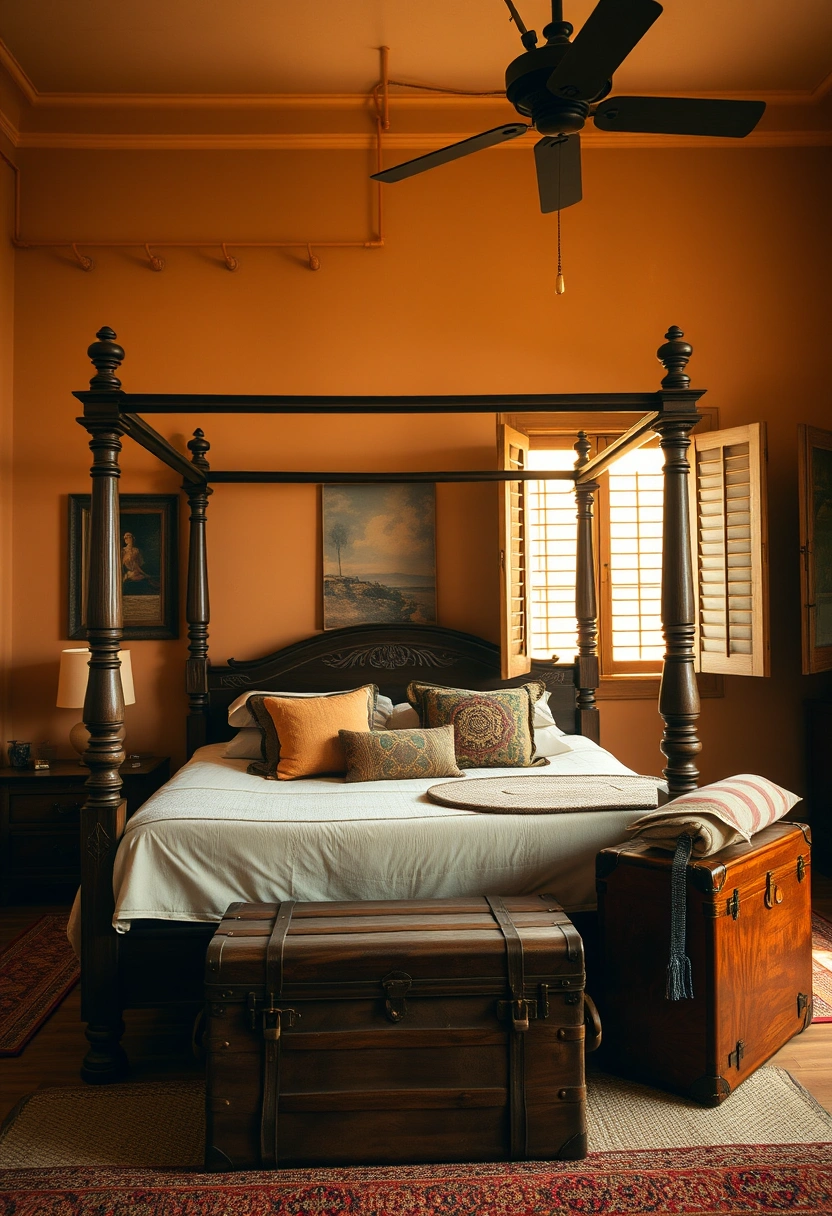 Moody vintage bedroom ideas 6