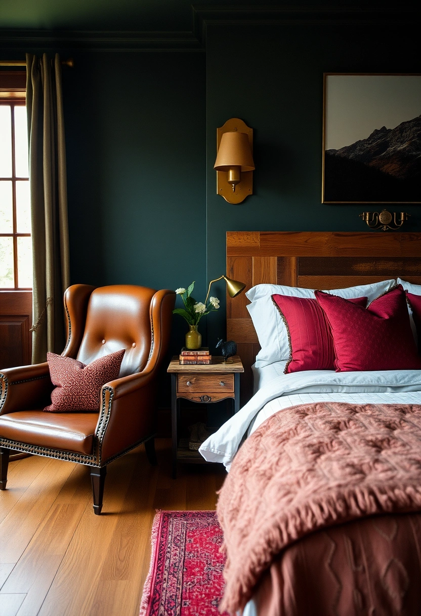 Moody vintage bedroom ideas 8