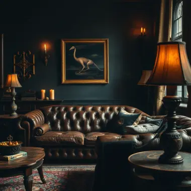 Moody vintage living room ideas 1