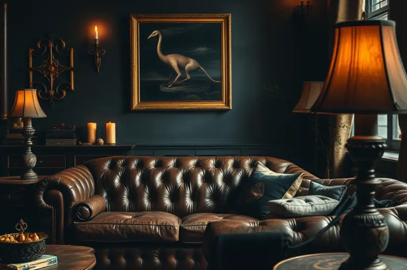 Moody vintage living room ideas 1