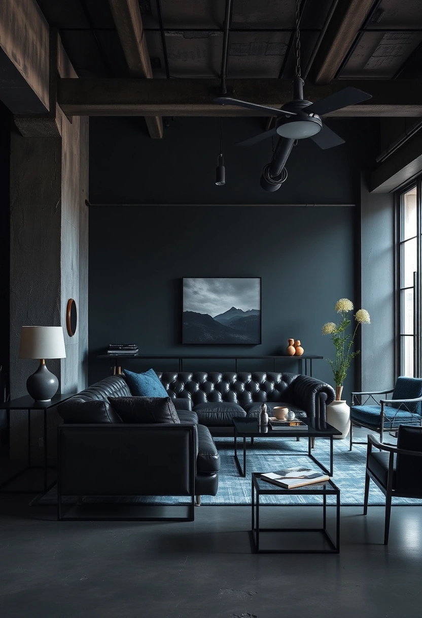 Moody vintage living room ideas 18