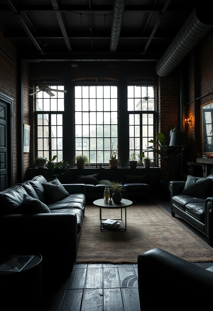 Moody vintage living room ideas 4
