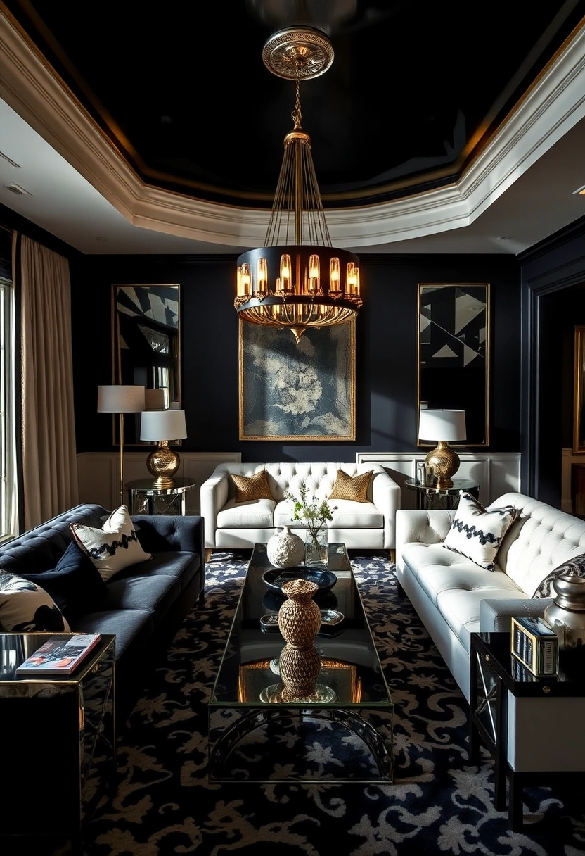 Moody vintage living room ideas 6