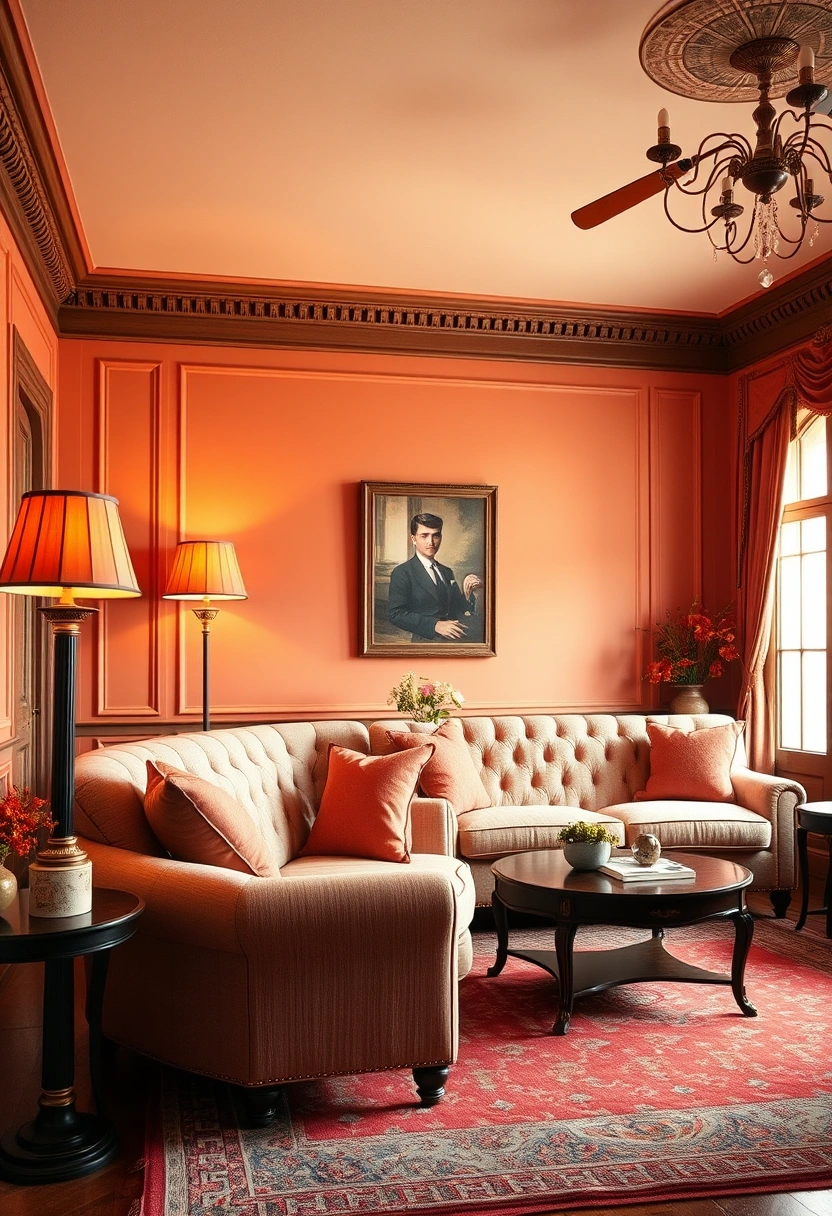 Moody vintage living room ideas 7