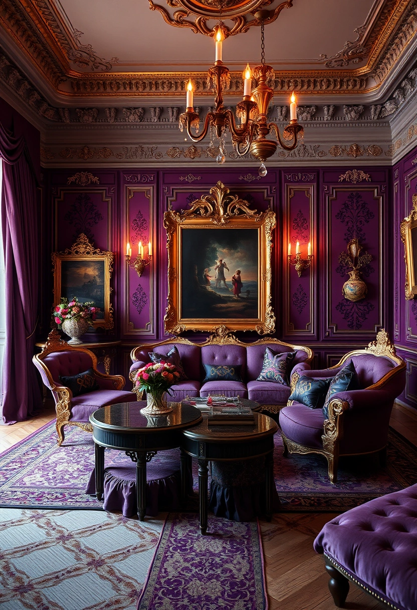 Moody vintage living room ideas 9