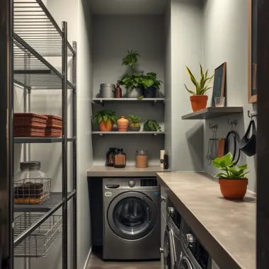 Narrow laundry room ideas 1