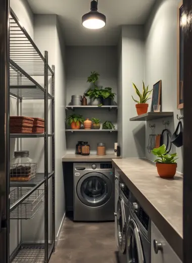 Narrow laundry room ideas 1