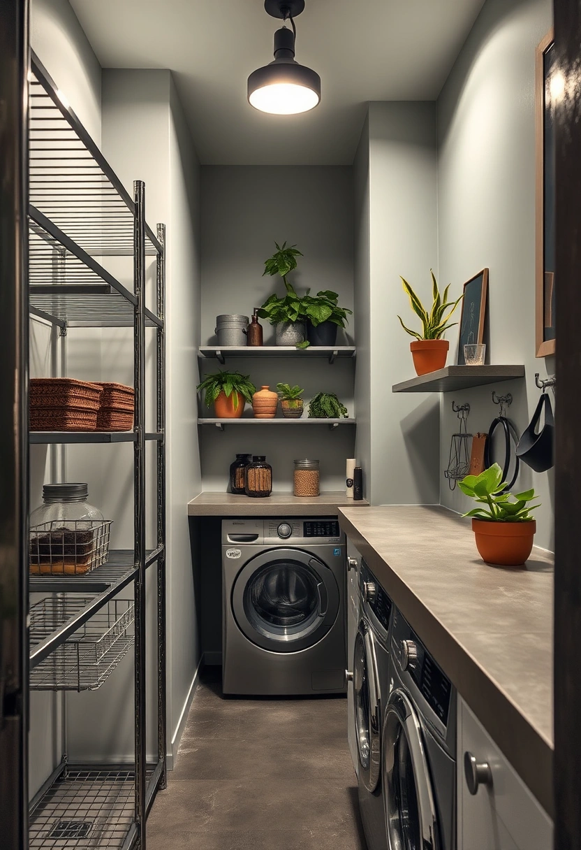 Narrow laundry room ideas 1