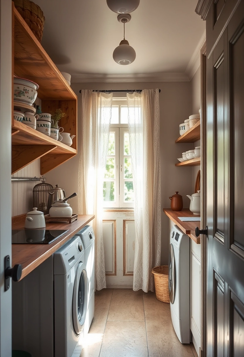 Narrow laundry room ideas 17