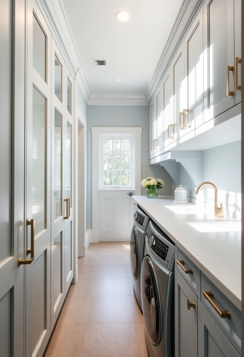 Narrow laundry room ideas 4
