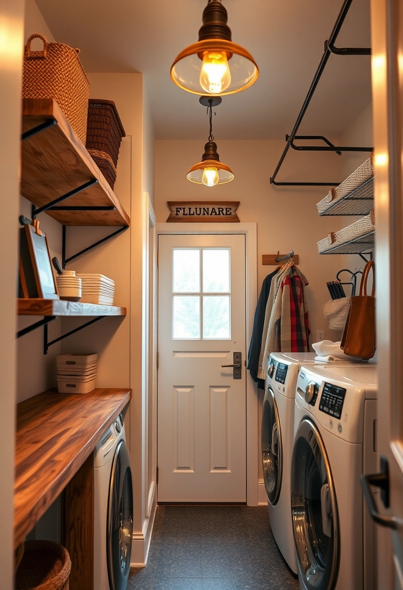 Narrow laundry room ideas 5